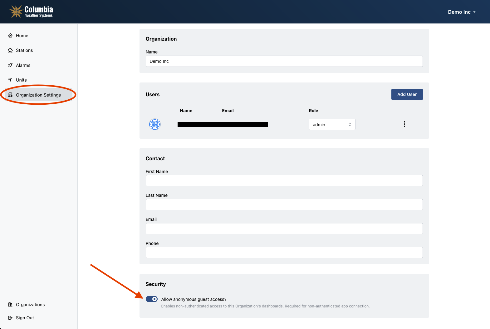 Allow anonymous guest access